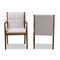 Baxton Studio Theresa Beige Upholstered and Walnut Wood 2-PC Living Room Chair Set 164-10483 - alternate 5